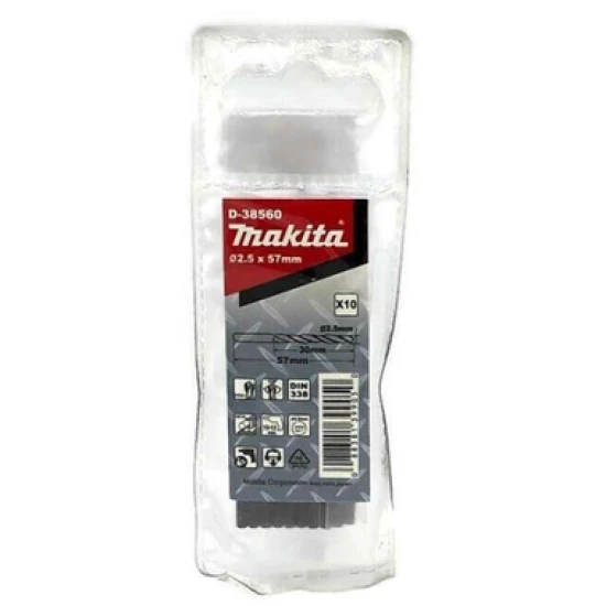 Mũi khoan HSS-R MAKITA - (2.5MM) - D-38560
