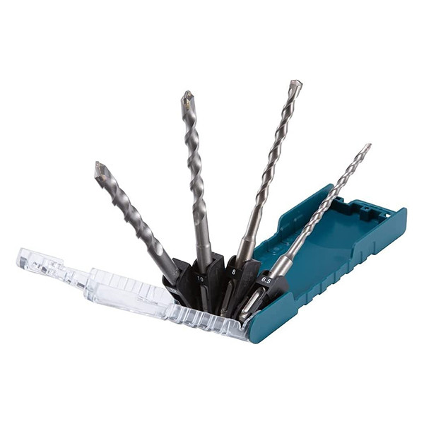 Bộ mũi khoan 2 cạnh SDS-PLUS MAKITA - (6.5, 8, 10, 12X160) - D-74728