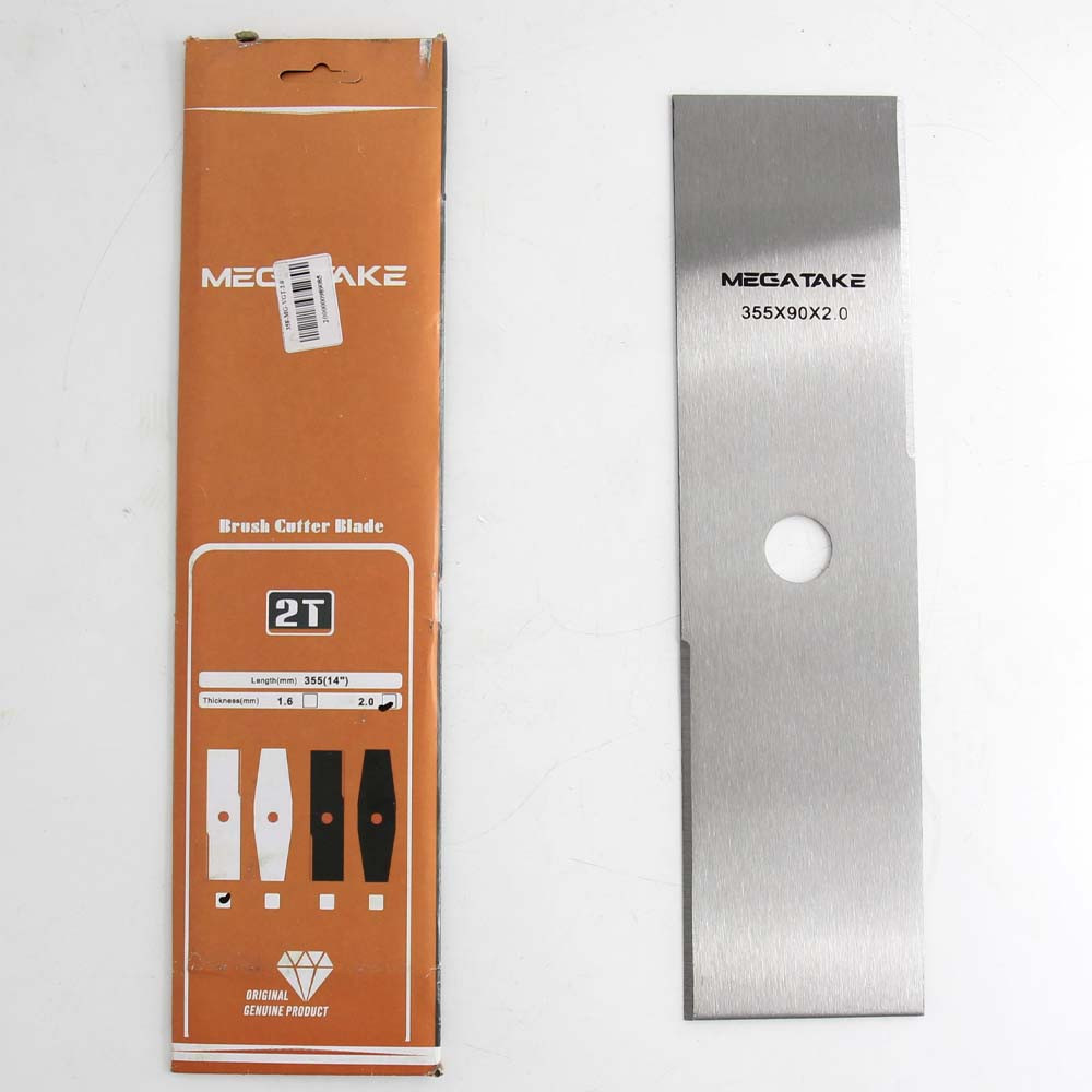 Dao cắt cỏ 35F MEGATAKE vuông trắng (355MM X 90MM X 2.0MM)