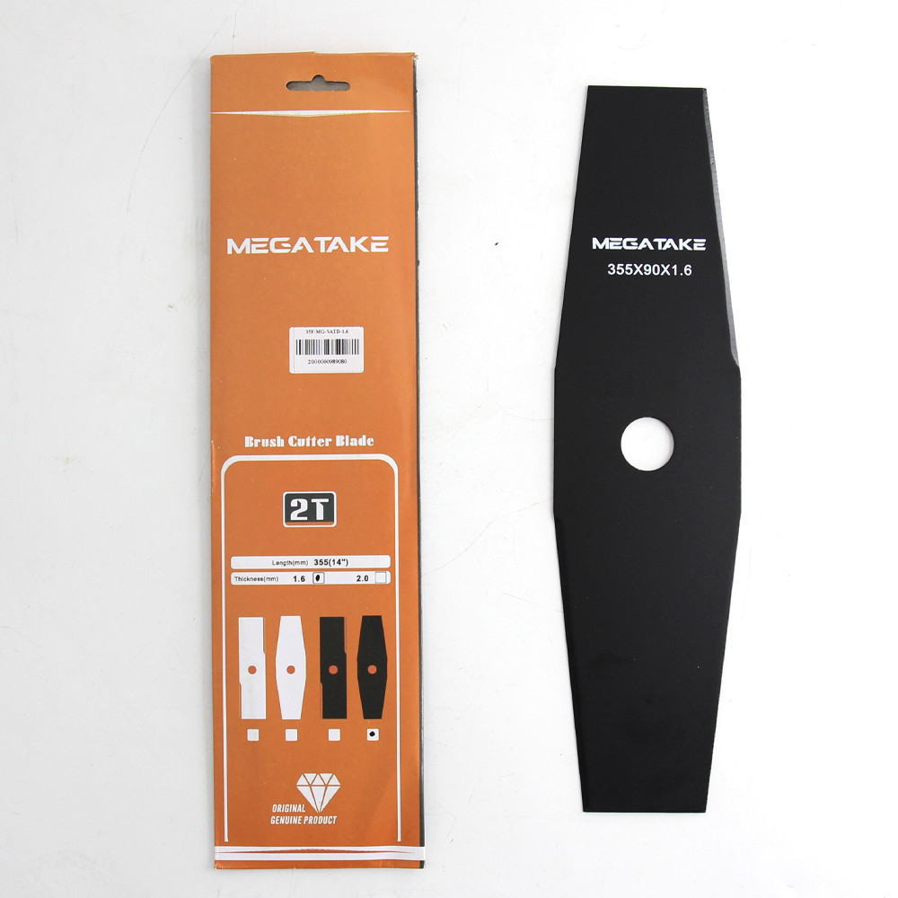 Dao cắt cỏ 35F MEGATAKE vát đen (355MM X 90MM X 1.6MM)