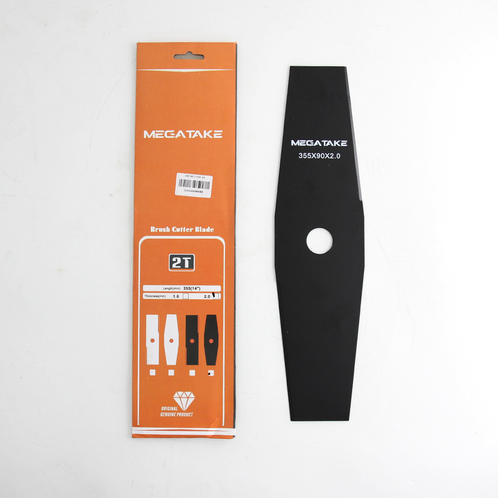 Dao cắt cỏ 35F MEGATAKE vát đen (355MM X 90MM X 2.0MM)