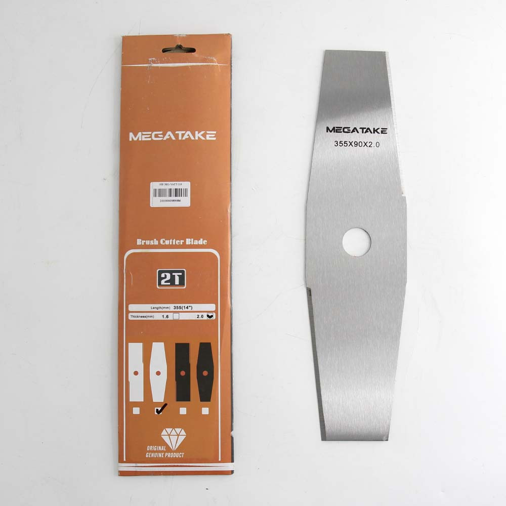 Dao cắt cỏ 35F MEGATAKE vát trắng (355MM X 90MM X 2.0MM)
