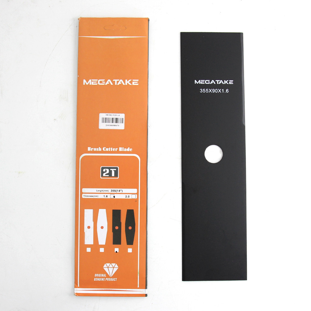 Dao cắt cỏ 35F MEGATAKE vuông đen (355MM X 90MM X 1.6MM)