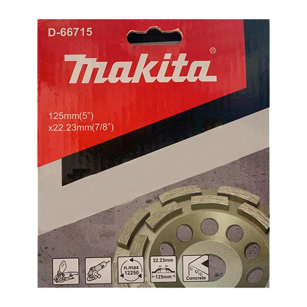 Lưỡi bào bê tông (125MMX22.23MM) MAKITA - D-66715