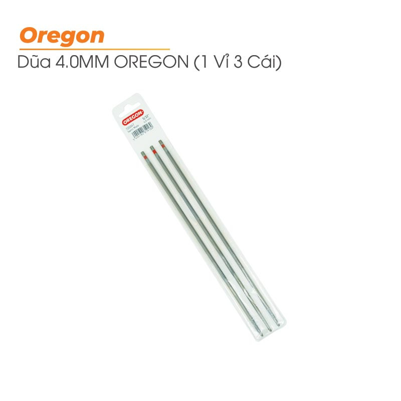 Dũa 4.0MM OREGON - 5/32X8" 70504T - (1 vỉ 3 Cái)