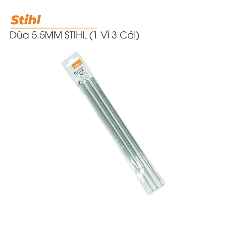 Dũa 5.5MM STIHL - 5605-773-5503 (1 vỉ 3 Cái)