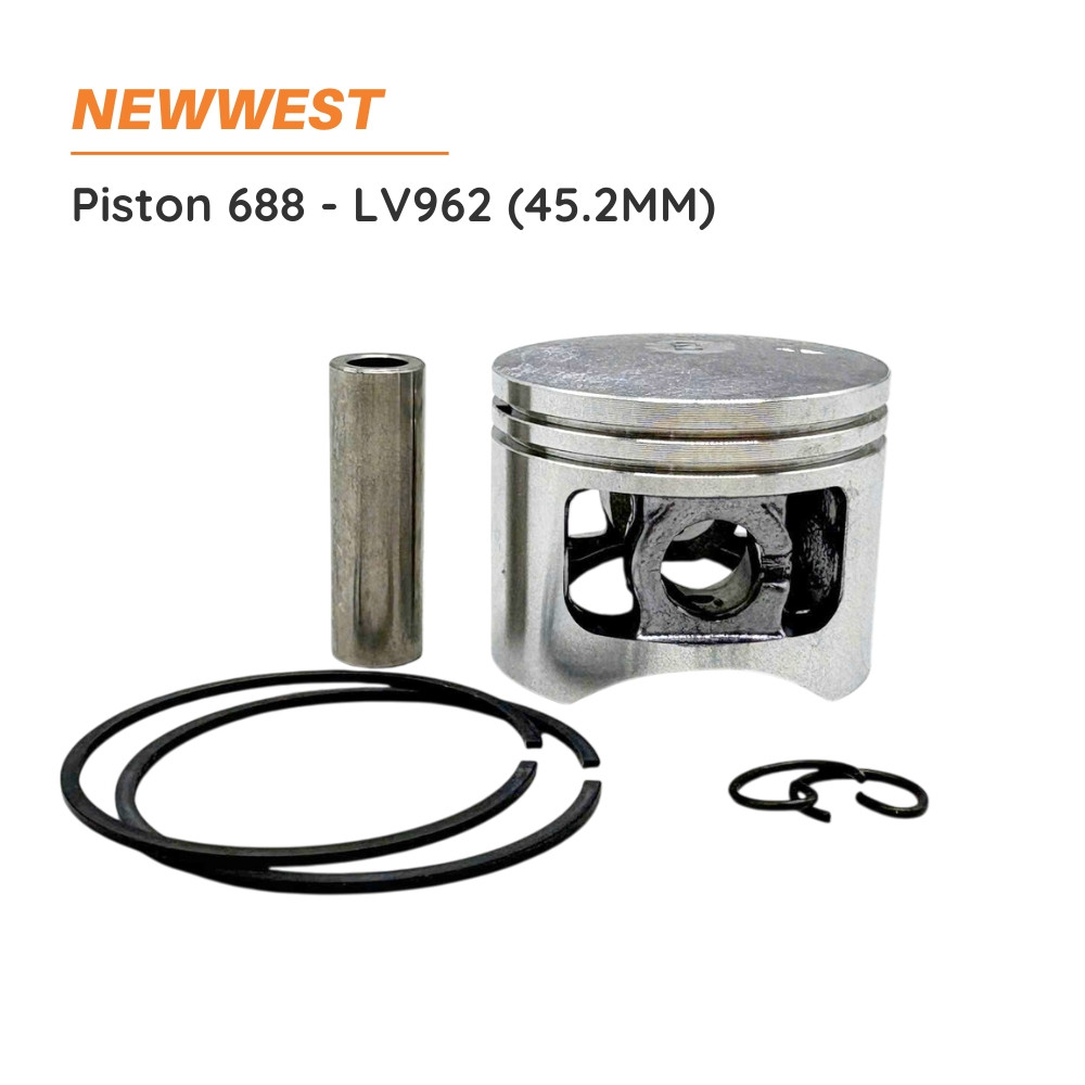 Piston cưa xích NEW WEST - 688 - LV962 (45.2MM)