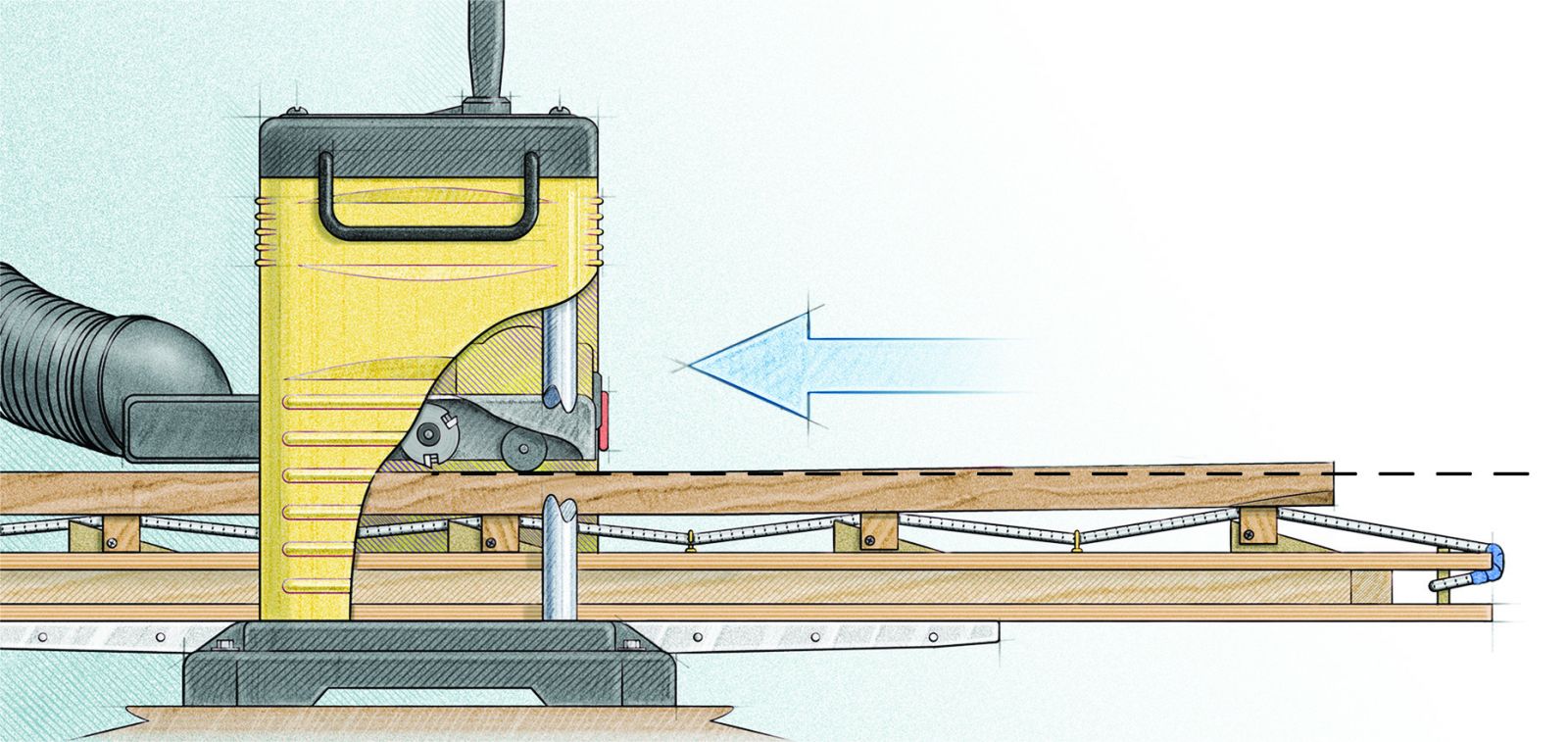 Tấm băng trượt tự chế giúp các bạn không cần đến máy bào thẩm