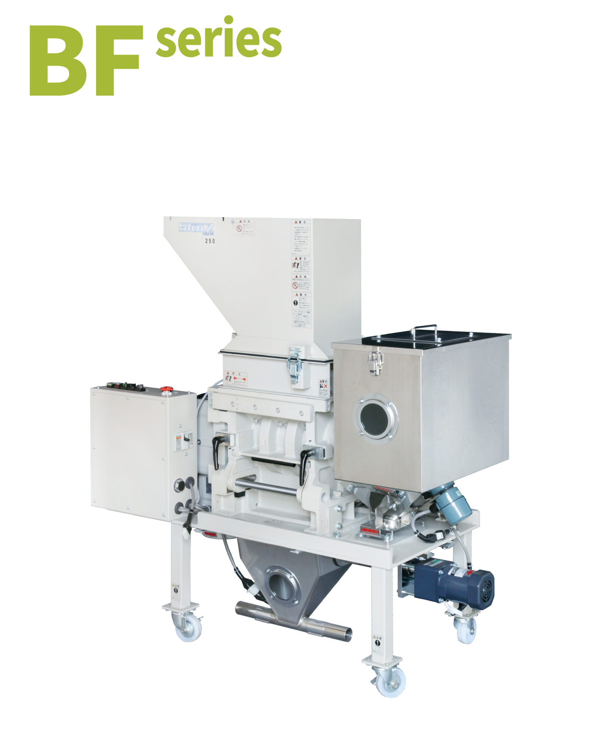 THIẾT BỊ TÁI CHẾ CUỐNG PHUN VÀ CUỐNG NHỰA TÍCH HỢP MÁY NGHIỀN