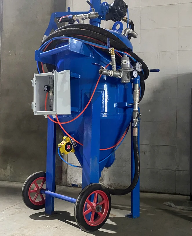 Máy Phun Cát Dạng Cối – Giải Pháp Làm Sạch Và Xử Lý Bề Mặt Kim Loại Hiệu Quả