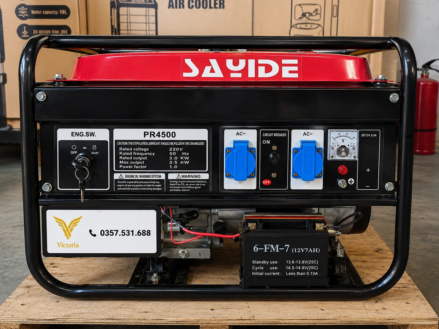 may-phat-dien-3kw-chay-xang-de-no-gia-7130