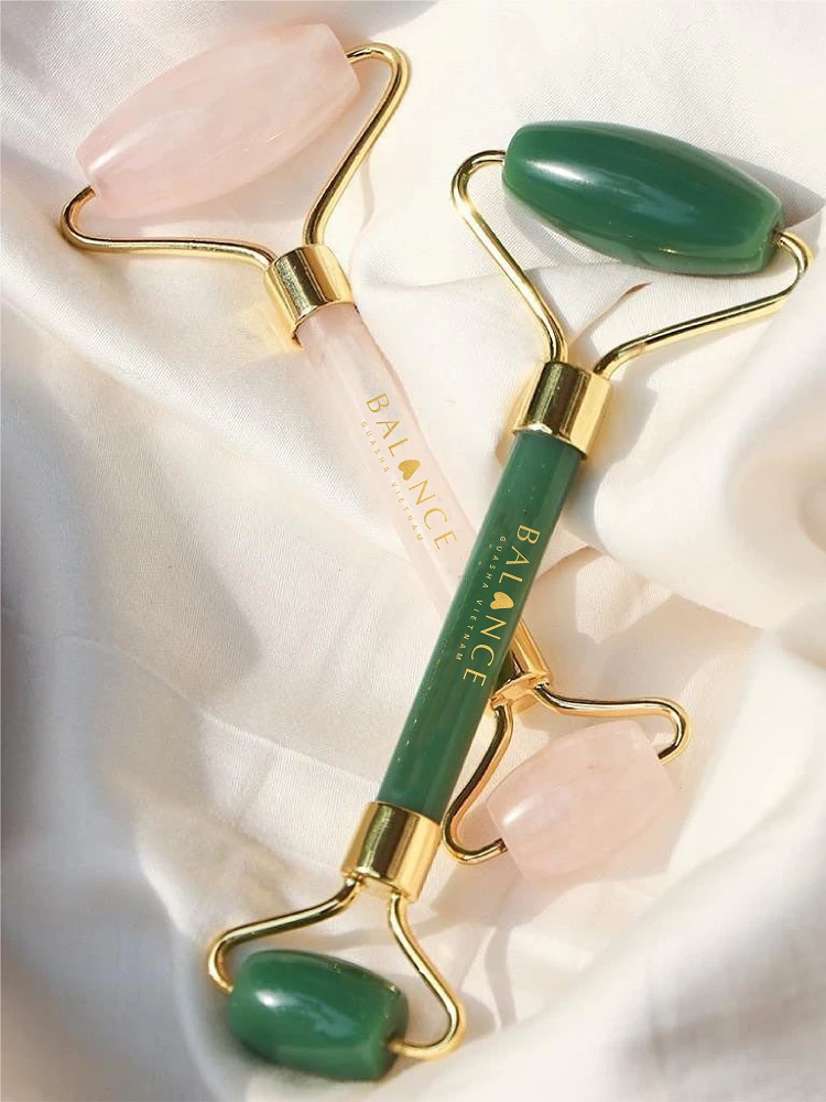 Thanh Lăn Massage Thạch Anh Nam Phi Balance Cao Cấp, Tuổi Đá Cao, Đạt Kiểm Định - Nâng Cơ - Trẻ Hoá / TẶNG OIL /