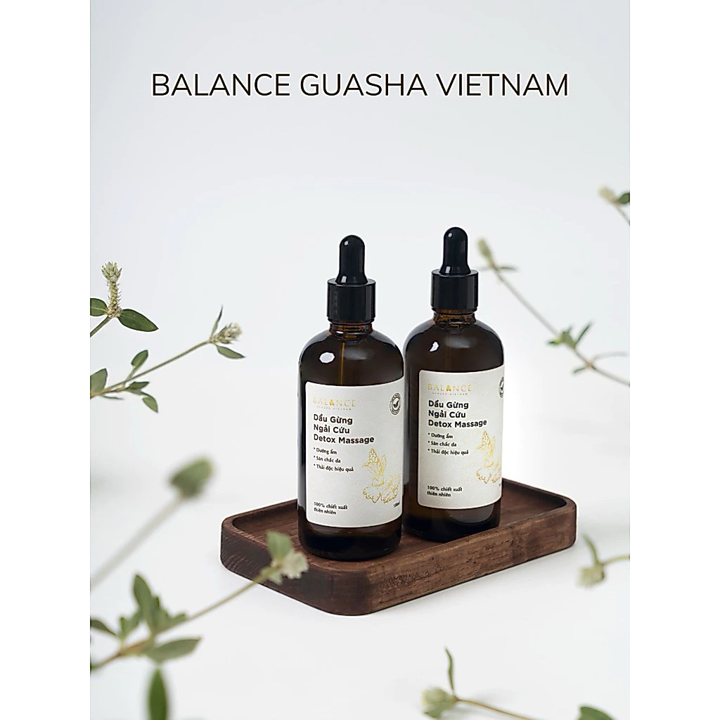 Dầu Gừng Ngải Cứu Detox Massage Hỗ Trợ Giảm Mỡ - Thư Giãn Toàn Thân