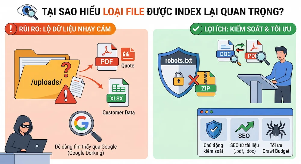Loại file được Google Index