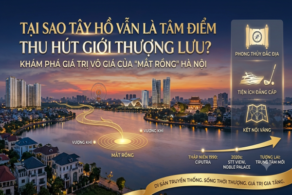 Tại Sao Tây Hồ Vẫn Là Tâm Điểm Thu Hút Giới Thượng Lưu?