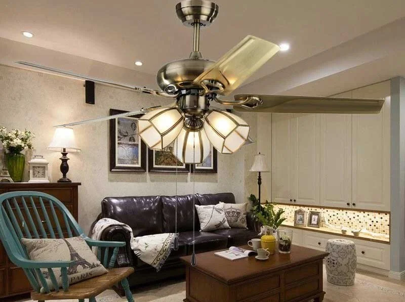 Đèn quạt trần cánh sắt Royal HT-530