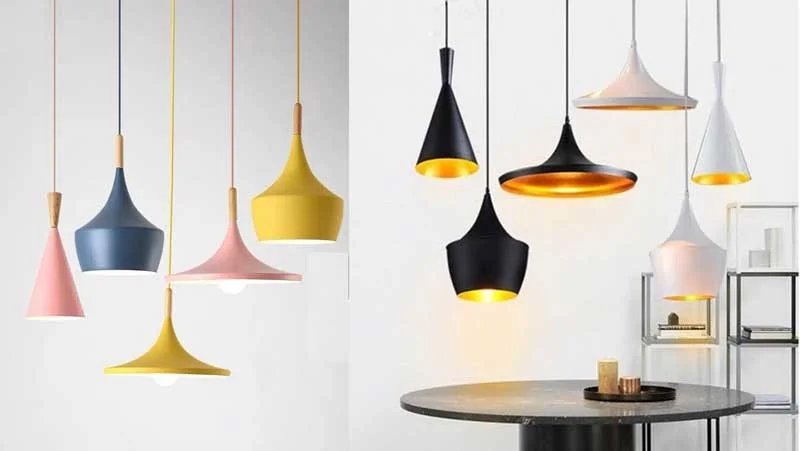 Đèn thả trang trí quán cafe ngoài trời, trong nhà