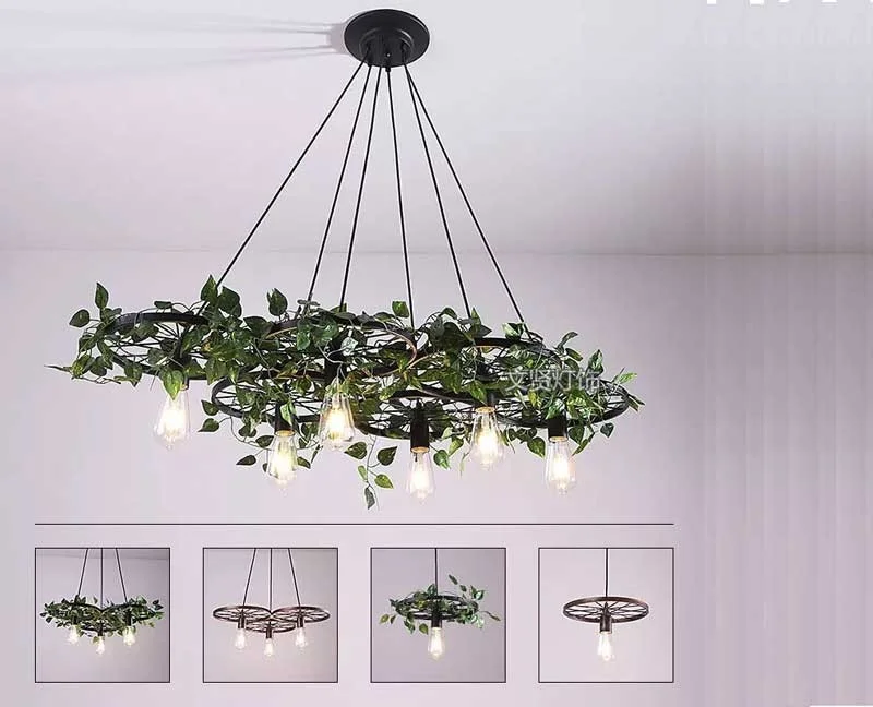 Đèn thả trang trí quán cafe ngoài trời