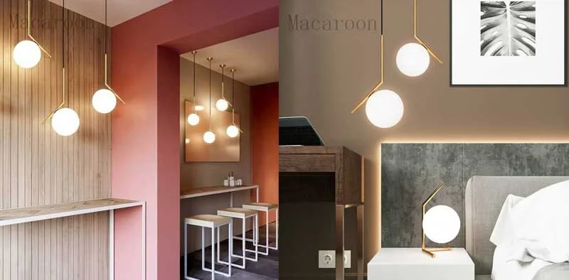 Đèn thả phòng ngủ đơn giản HTDT-09 - Đèn treo trần trang trí phòng ngủ HTDT-09