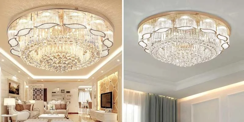 Đèn chùm LED pha lê