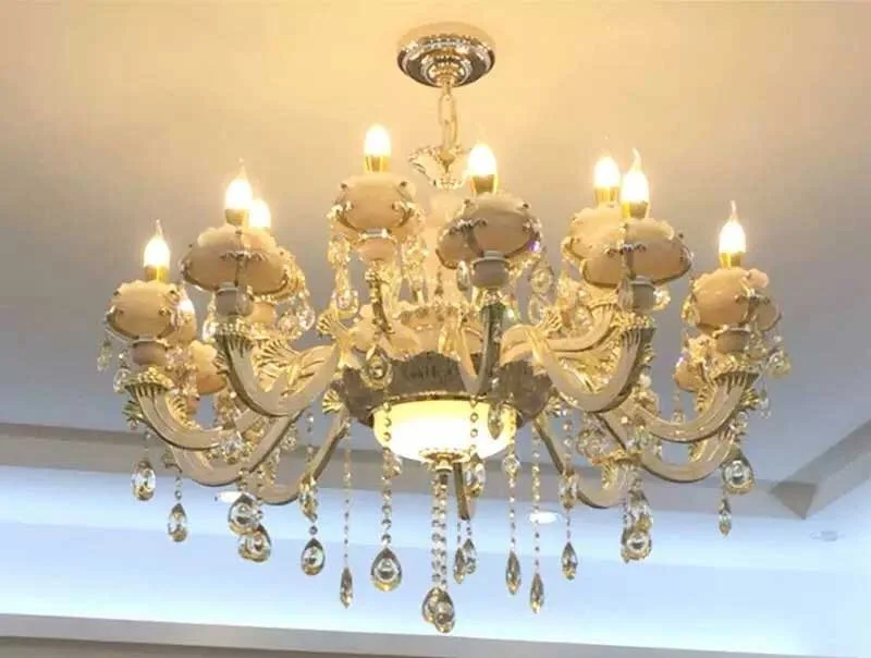 Đèn chùm pha lê nến Candle - Đèn chùm nến trang trí pha lê Candle