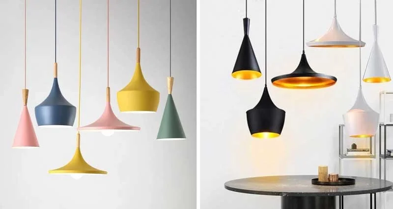 đèn treo quán cafe