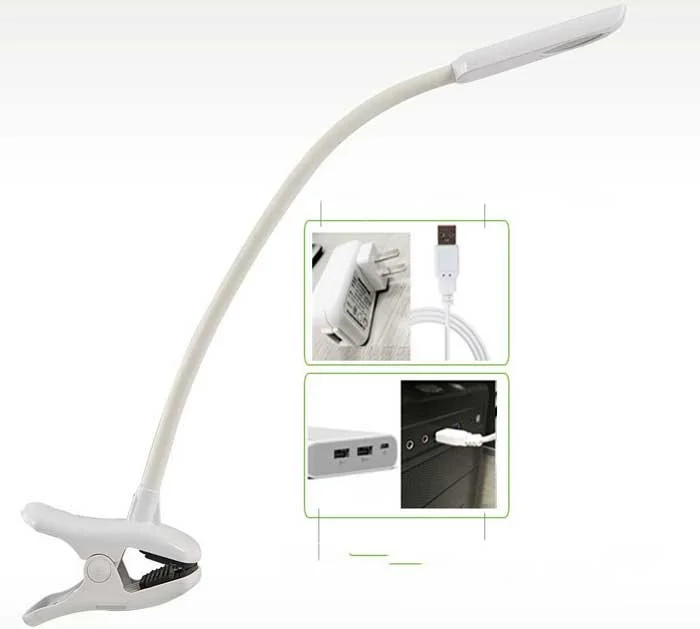 Đèn học kẹp bàn LED cảm ứng Guanya LA D238 - Đèn LED kẹp bàn học sinh