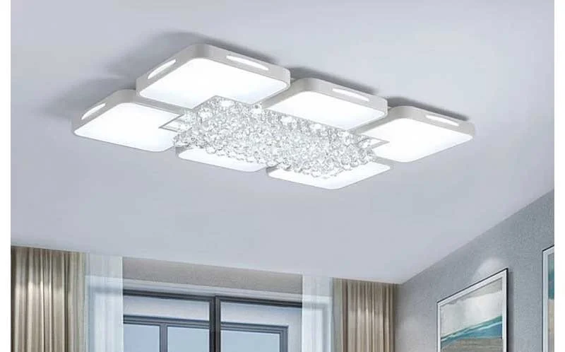 đèn mâm ốp trần phòng khách