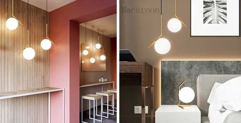 đèn trần trang trí phòng bếp