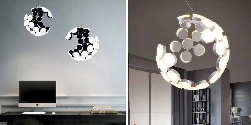 Đèn thả sắt Decor đơn giản HT-42 - Đèn thả khung sắt nghệ thuật HT-42 trang trí phòng ăn