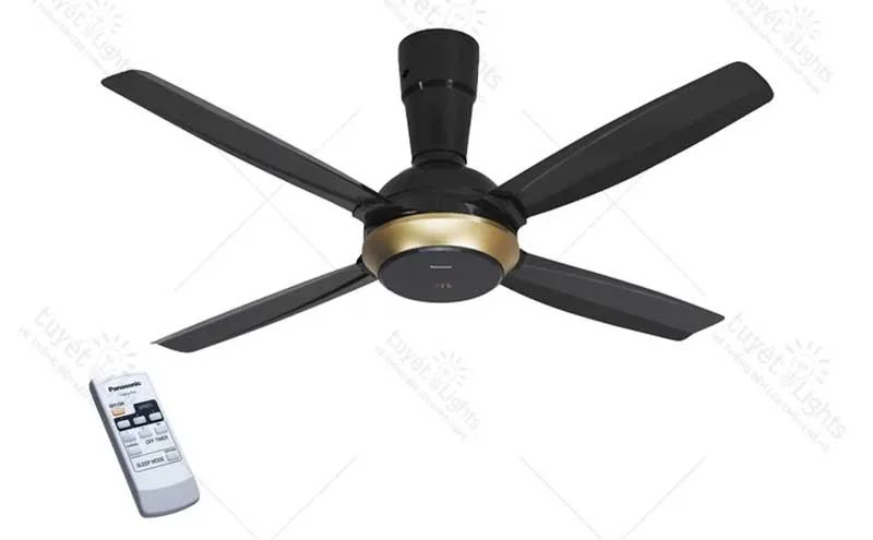 quạt trần panasonic 5 cánh có đèn