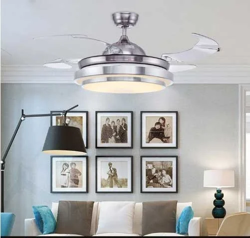 Quạt trần đèn cánh cụp HTQ-13