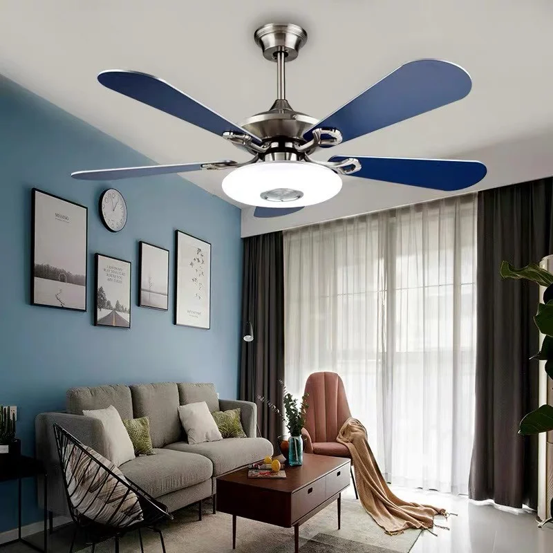 Quạt trần đèn chung cư HT-25 cánh xanh