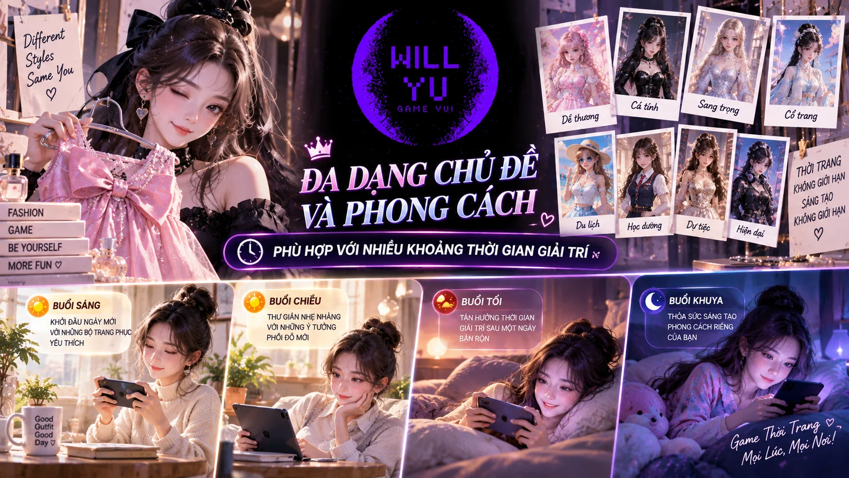 Các yếu tố giúp game thời trang luôn hấp dẫn người chơi