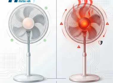 Quạt bị nóng khi chạy – Nguyên nhân có nguy hiểm không?