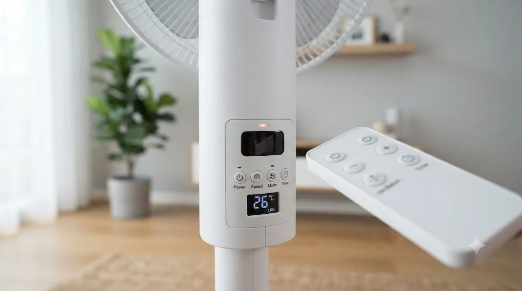 Mắt nhận tín hiệu remote của quạt