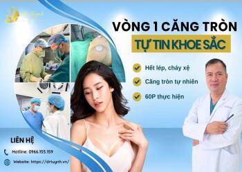 Ca sửa ngực: Tuyến - Túi Phân Ly (sa trễ tuyến và túi ngực lên cao)