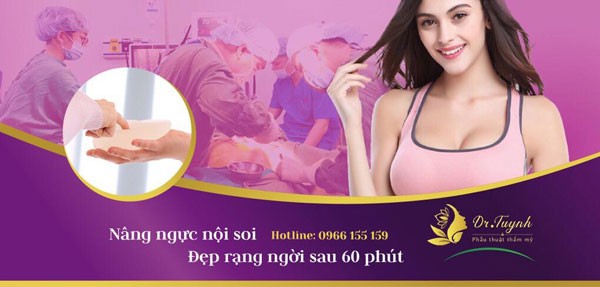 Nâng ngực chảy xệ bằng phương pháp nội soi