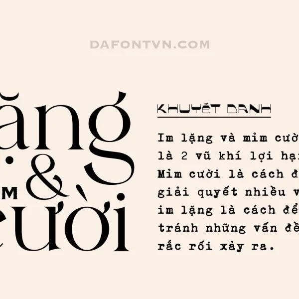 Tải Font Abygaer Việt hóa - 1 kiểu font có chân tuyệt đẹp