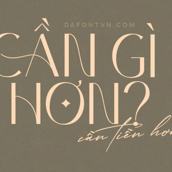 Tải Font Calathea Việt hóa thanh lịch và tinh tế