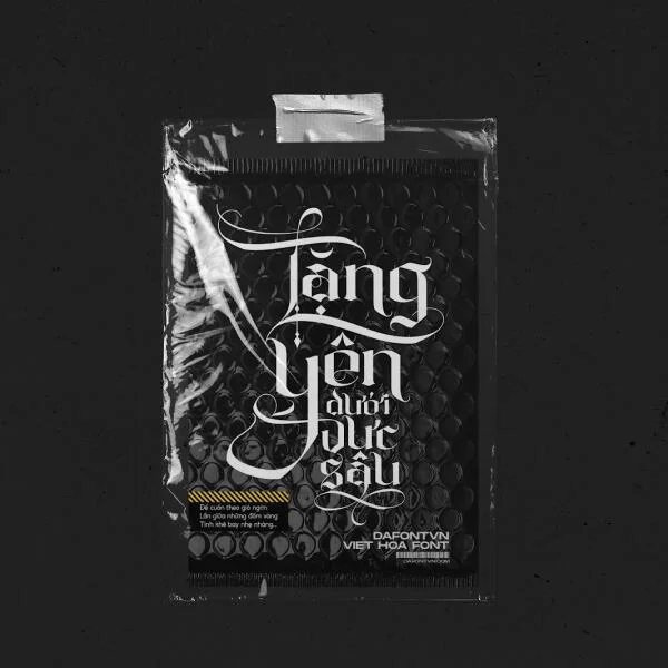 Download Font Ghelisyah Việt hóa phù hợp với những thiết kế cổ trang