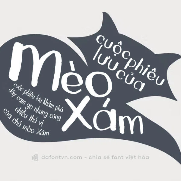 Tải Font Lazy Fox Việt Hóa - 1 Font chữ cực kỳ dễ thương