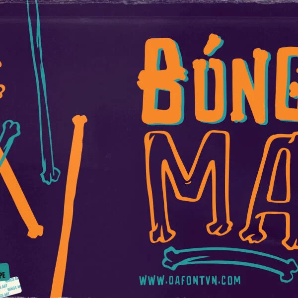 Tải Font Them Bones Việt Hóa phù hợp cho các thiết kế liên quan tới Halloween