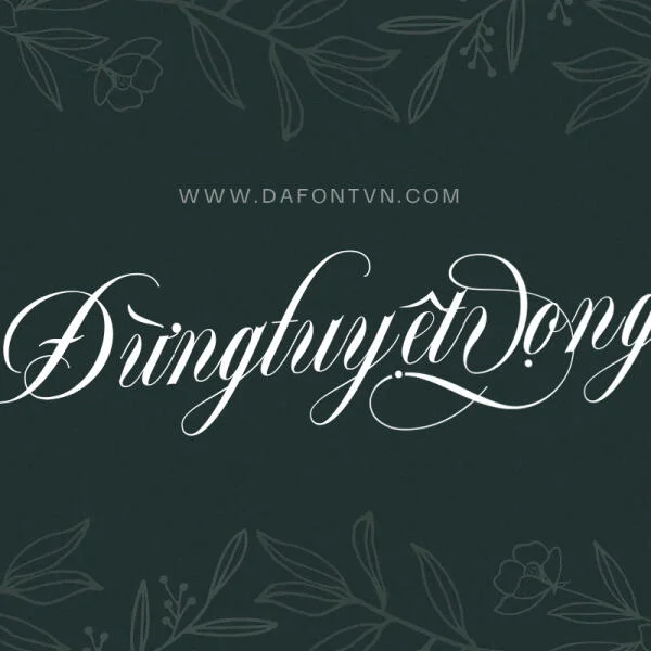 Tải Font Bordemile Việt hóa sang - xịn - mịn