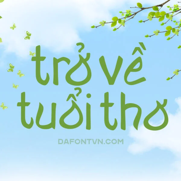 Tải Font Qojarun việt hóa phong cách thư pháp