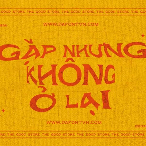 Download Font Wornout Typeface việt hóa - 1 chiếc font retro cực đẹp
