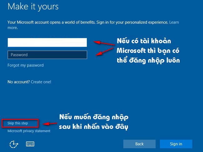 Click Skip this Step