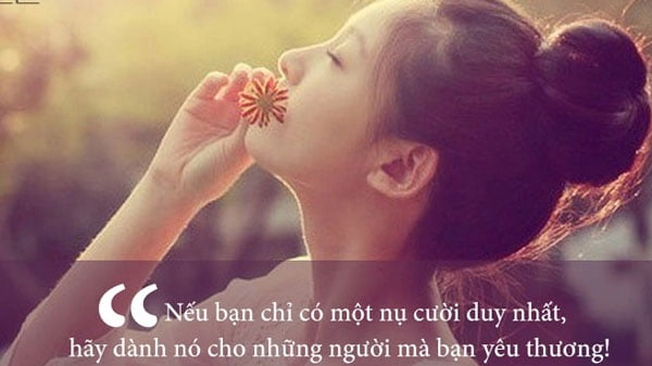 những câu nói hay về nụ cười buồn