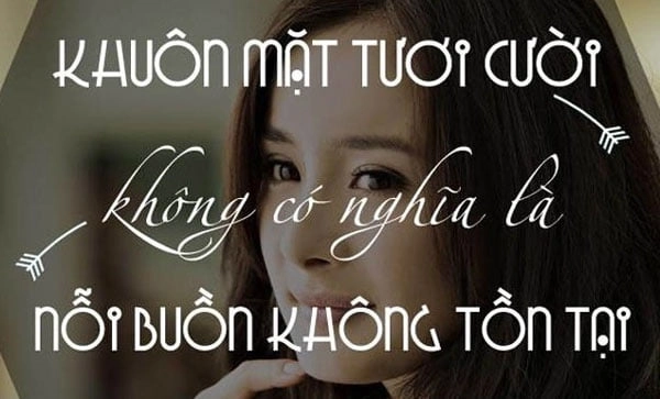 những câu nói hay về nụ cười buồn