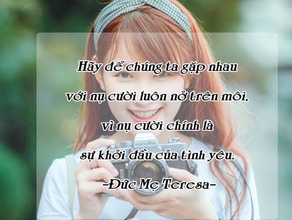 Châm ngôn hay về nụ cười 